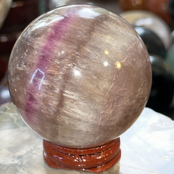 🎄SALE🎄Rainbow Fluorite Crystal Ball! - Picture 1 of 7